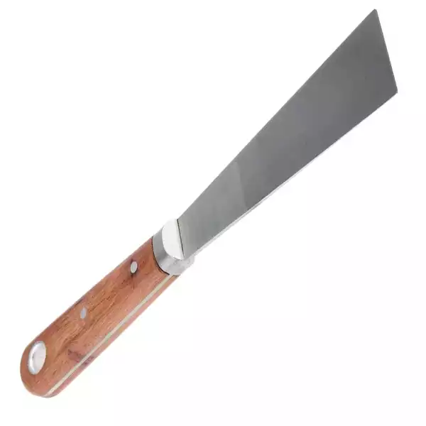 couteau à mastic pour enlever peinture en bois