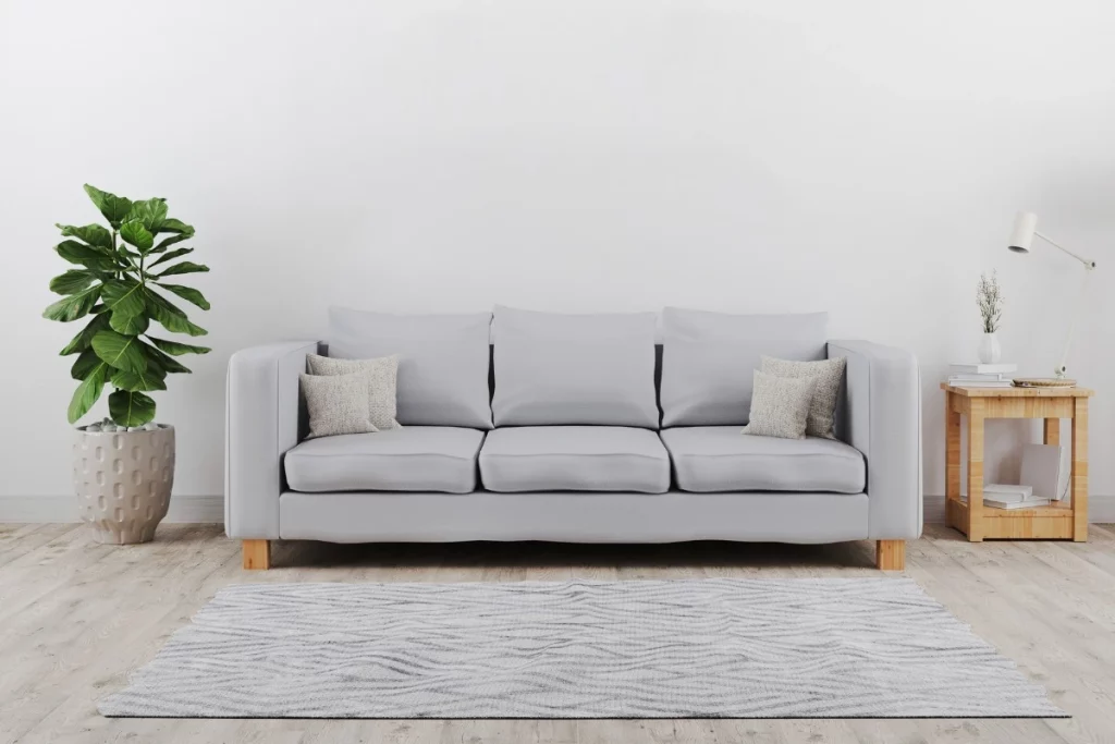 La forme et la taille du tapis selon votre canapé