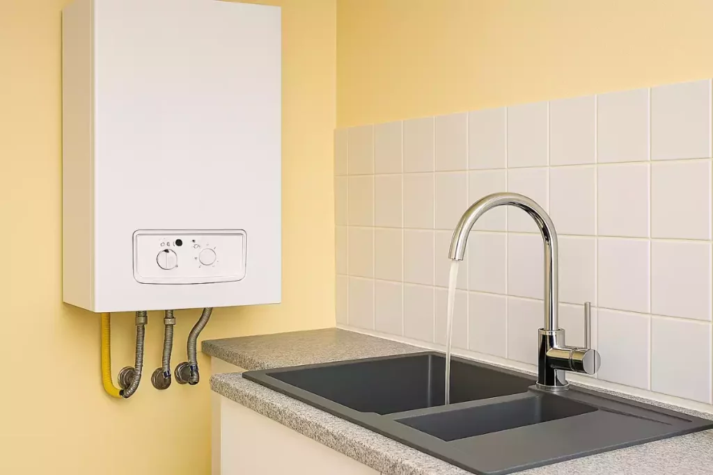 peut on couper l'eau avec une chaudière gaz
