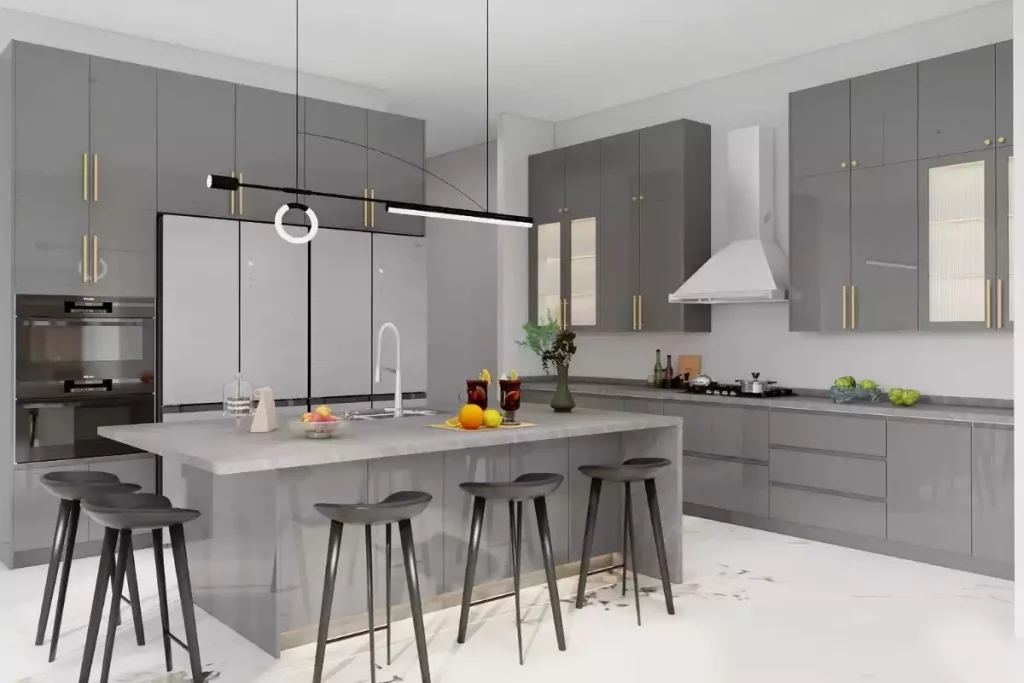 quel couleur de mur pour une cuisine grise clair ?
