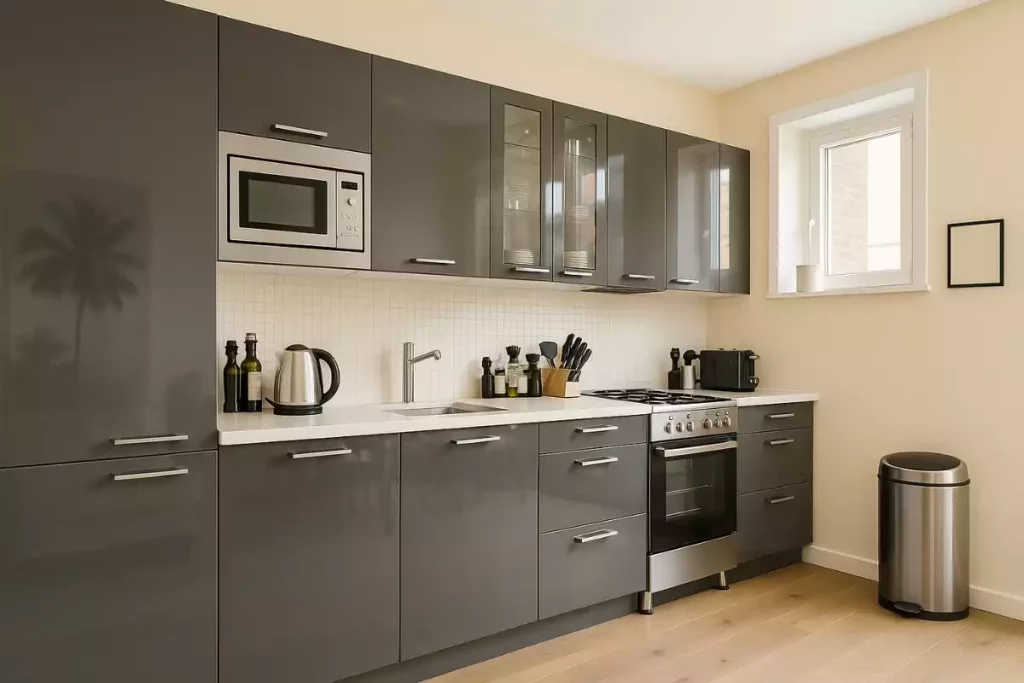 quelle couleur associer au gris anthracite dans une cuisine ?