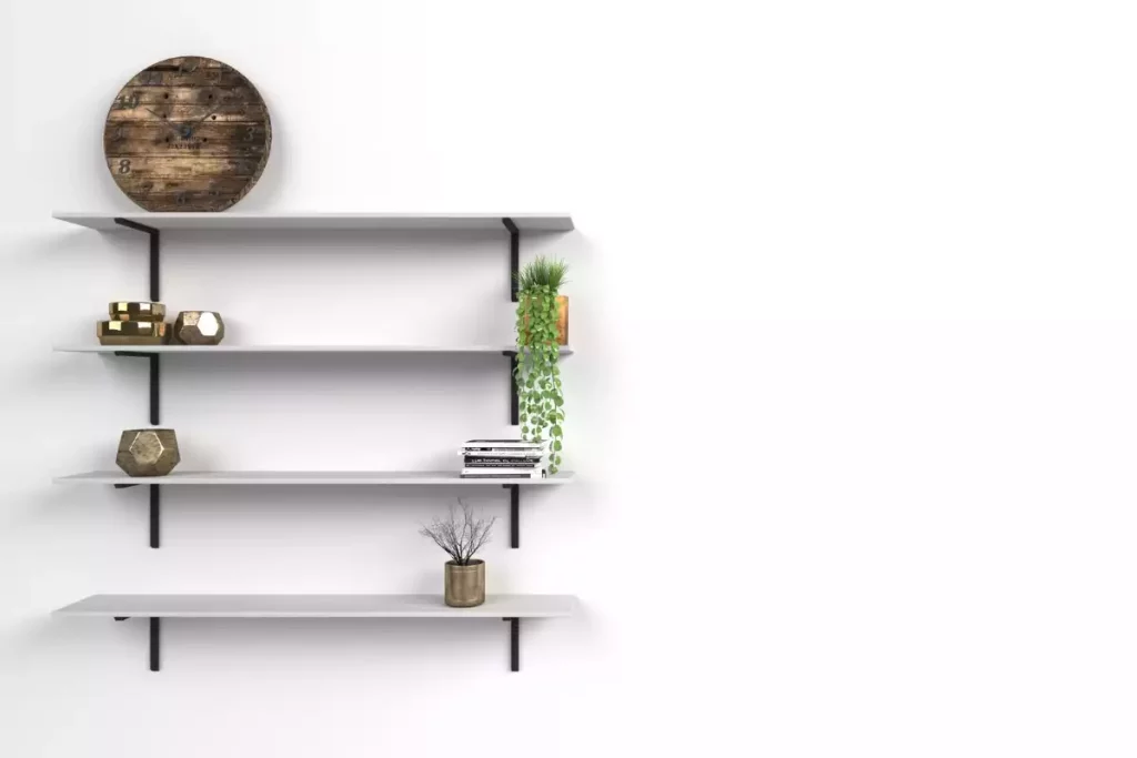 comment disposer des étagères murales dans une cuisine