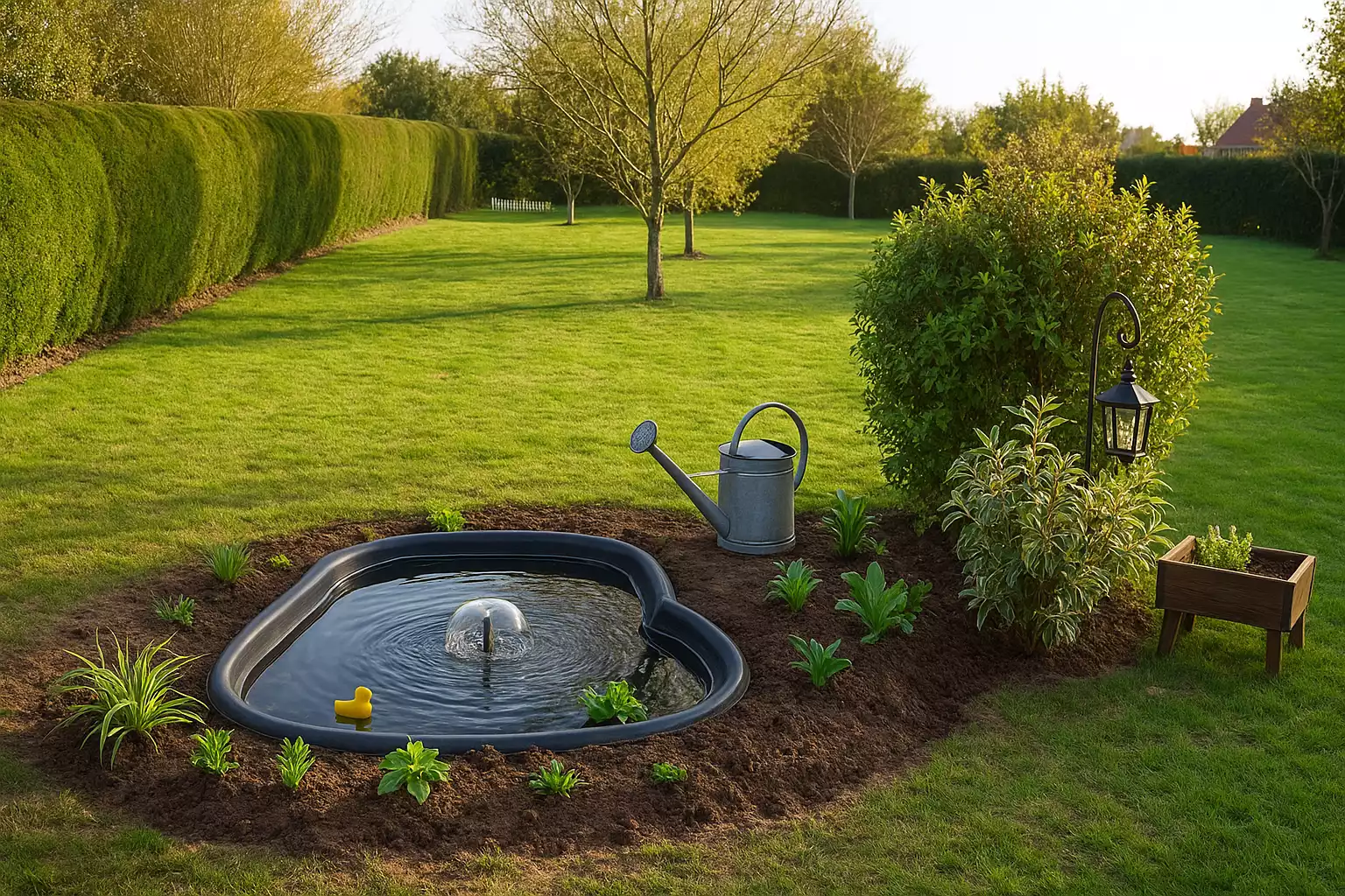 Installer un bassin préformé dans son jardin : guide pratique étape par étape