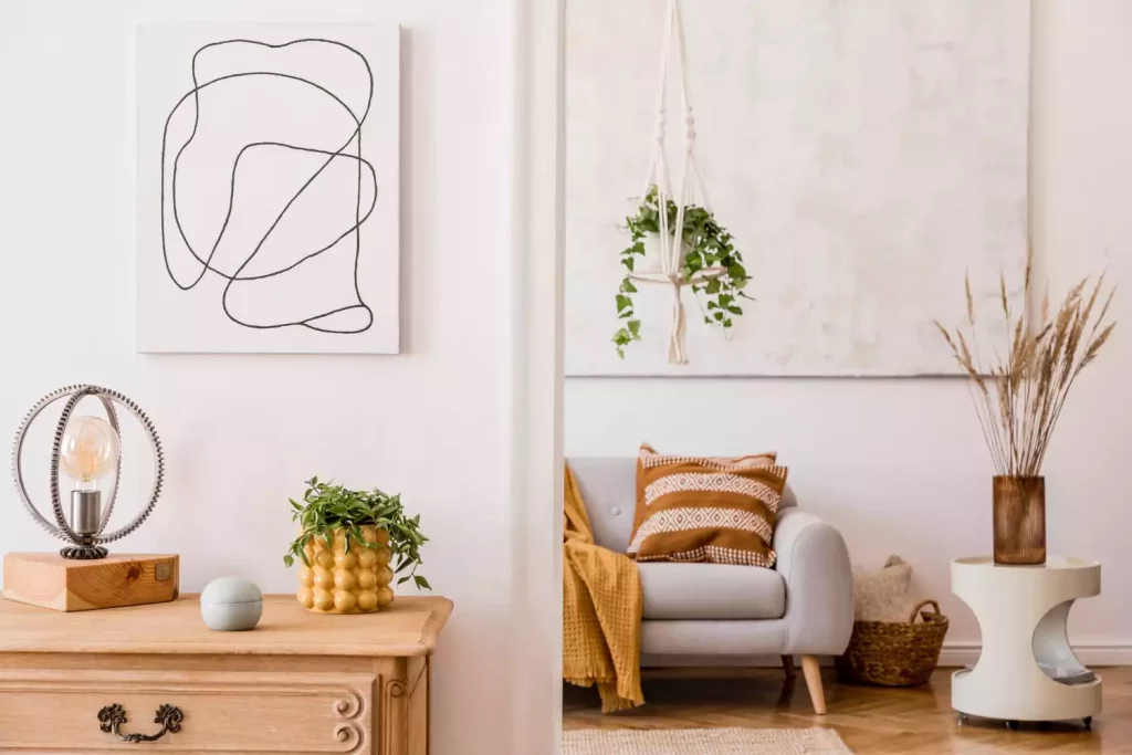 Toute la décoration se trouve chez Beluga Boutique