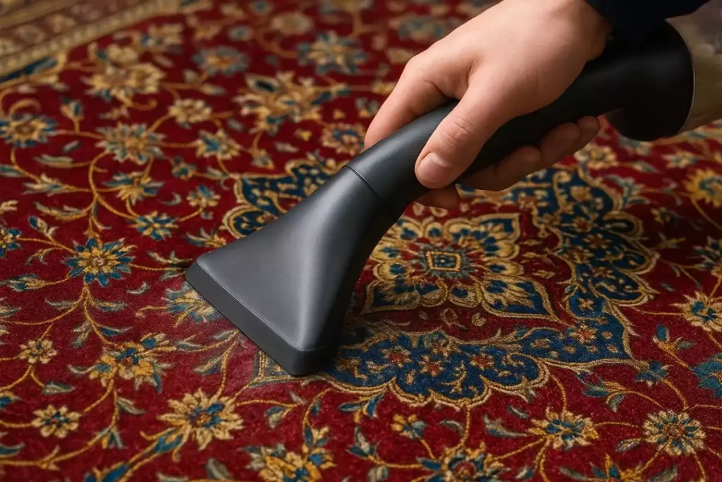 Comment nettoyer un tapis d’Orient en soie