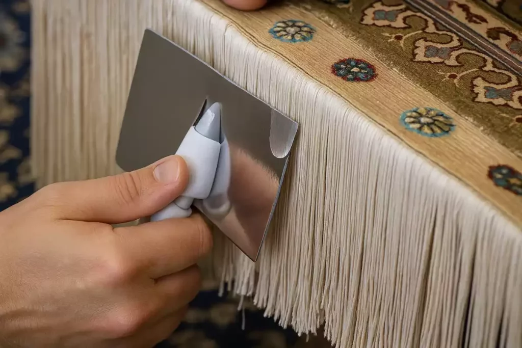 Comment nettoyer un tapis en laine et soie