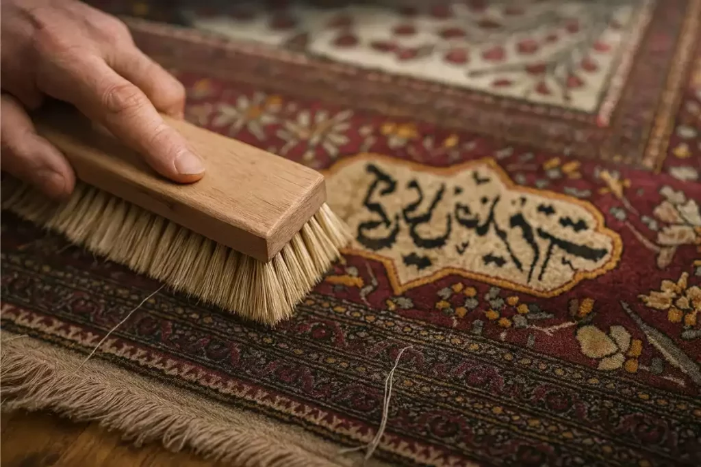 Comment nettoyer un tapis en soie