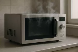 Micro-onde qui fume : comprendre les causes et agir efficacement