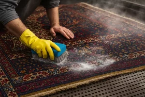 nettoyer un tapis en soie