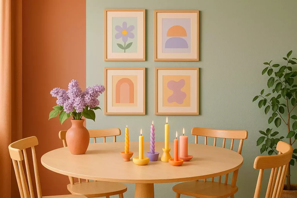 Faire vibrer la déco avec des pastels doux