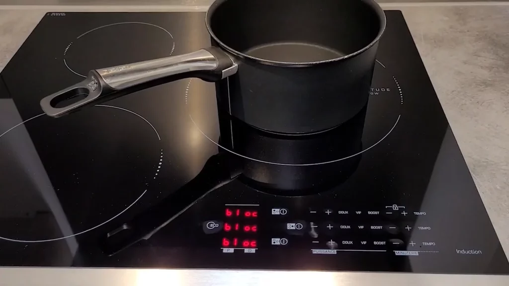 débloquer plaque induction sauter bloc