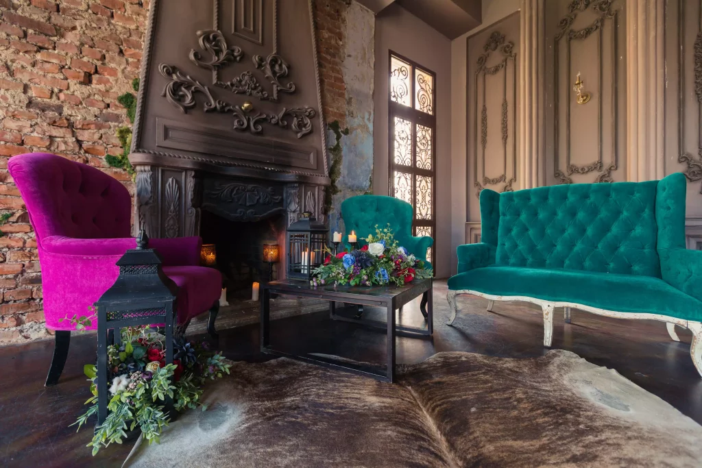 deco intérieur salon baroque