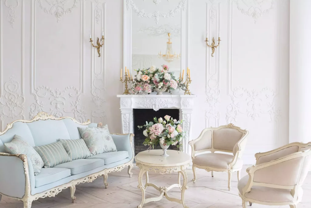 déco salon style baroque
