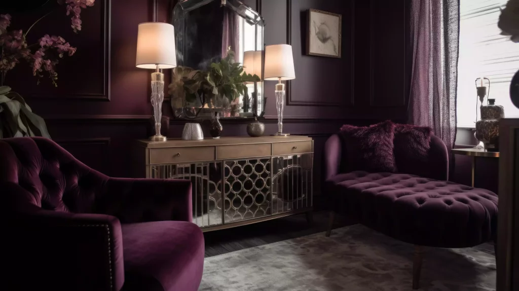 salon baroque déco intérieur