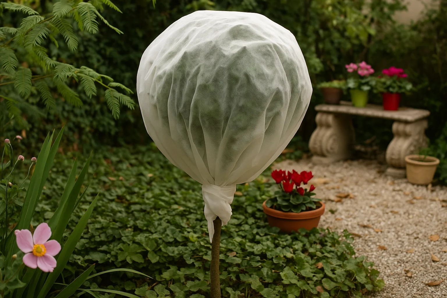 voile d'hivernage fait maison