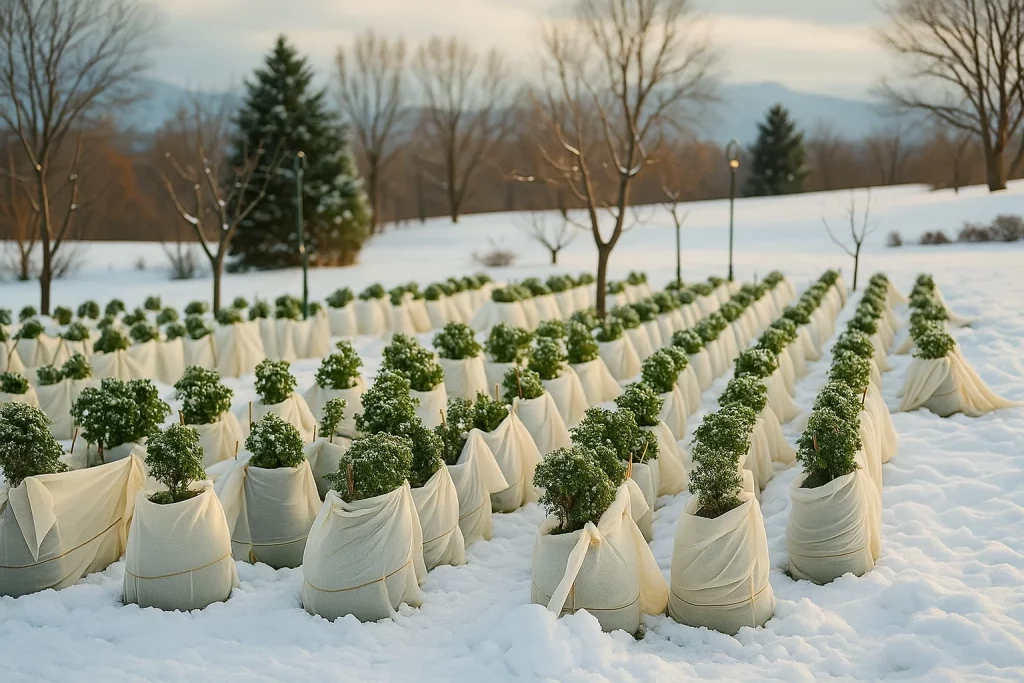 voile d'hivernage fait maison