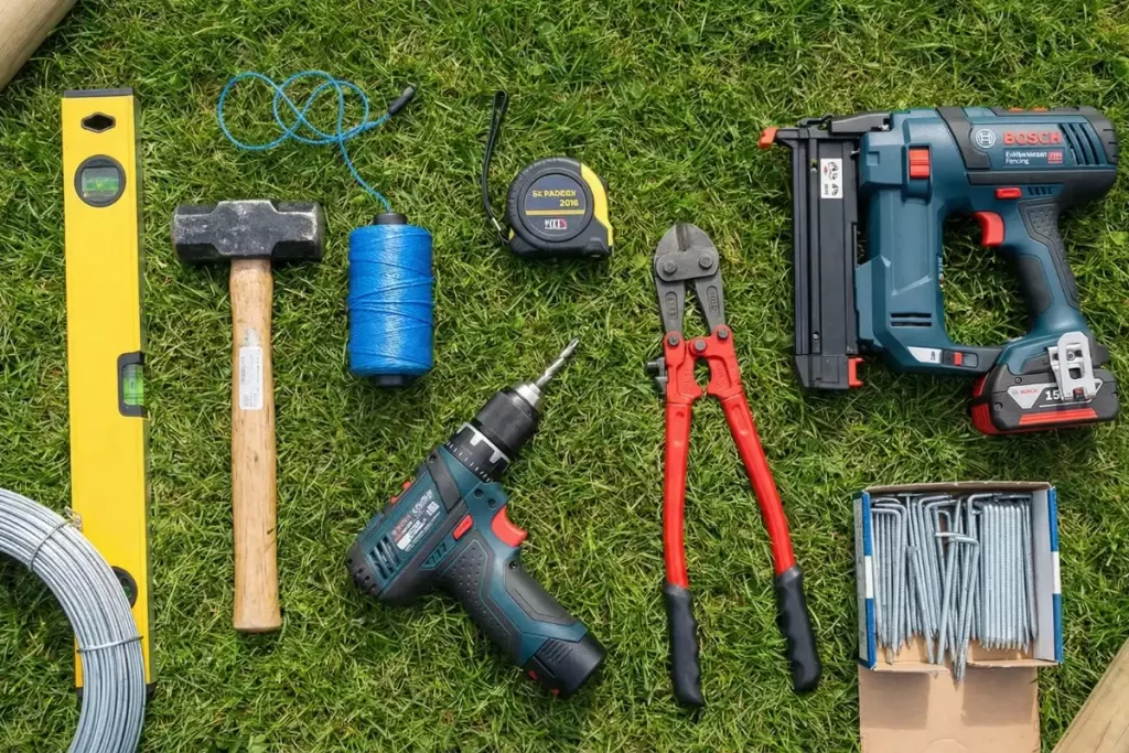 Comment fixer un grillage sur poteau en bois