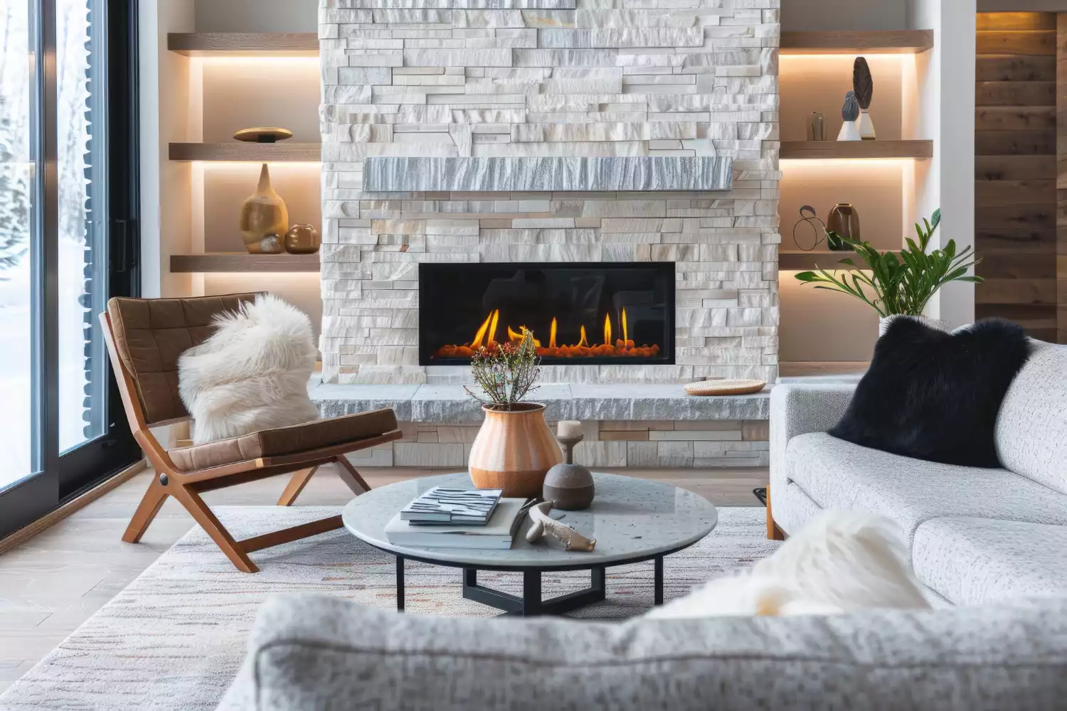 Peindre une cheminée en pierre : nos conseils