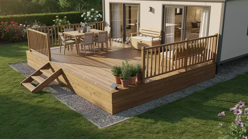 Pourquoi installer une terrasse en bois pour mobil-home augmente sa valeur ?