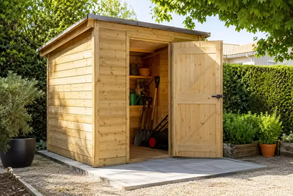 dimension pour installer un abri de jardin sans autorisation administrative