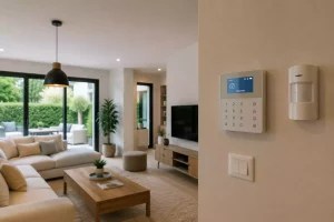 Quelle alarme maison choisir sans abonnement : kit connecté avec centrale, détecteurs et sirène